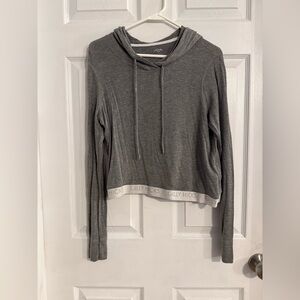 Hollister Gilly Hicks Charcoal Gray Women's Hoodie in Size S

#0064